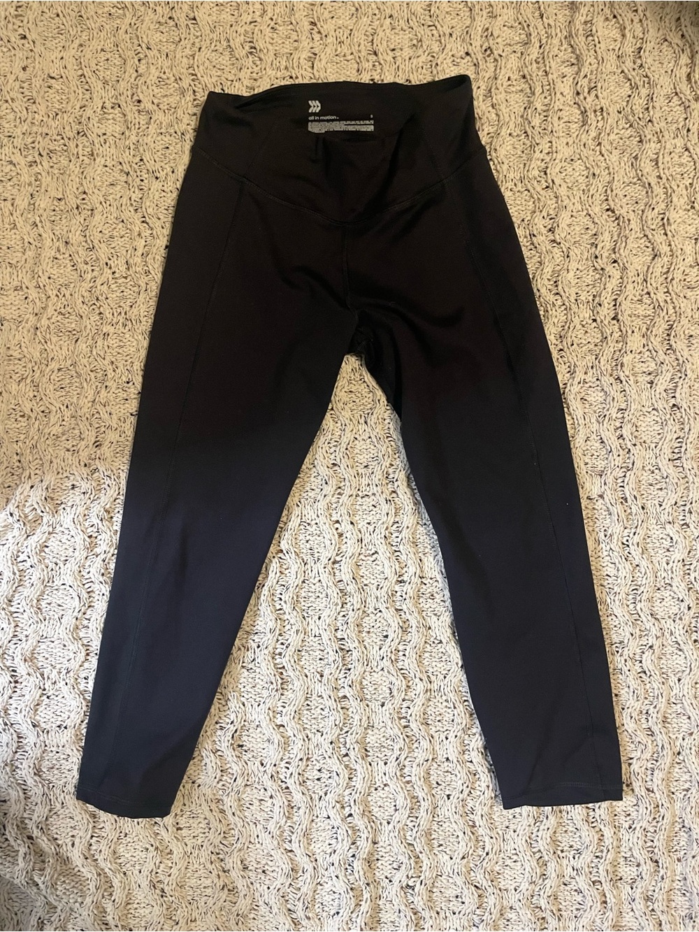 all in motion Black High-Waisted Workout Leggings